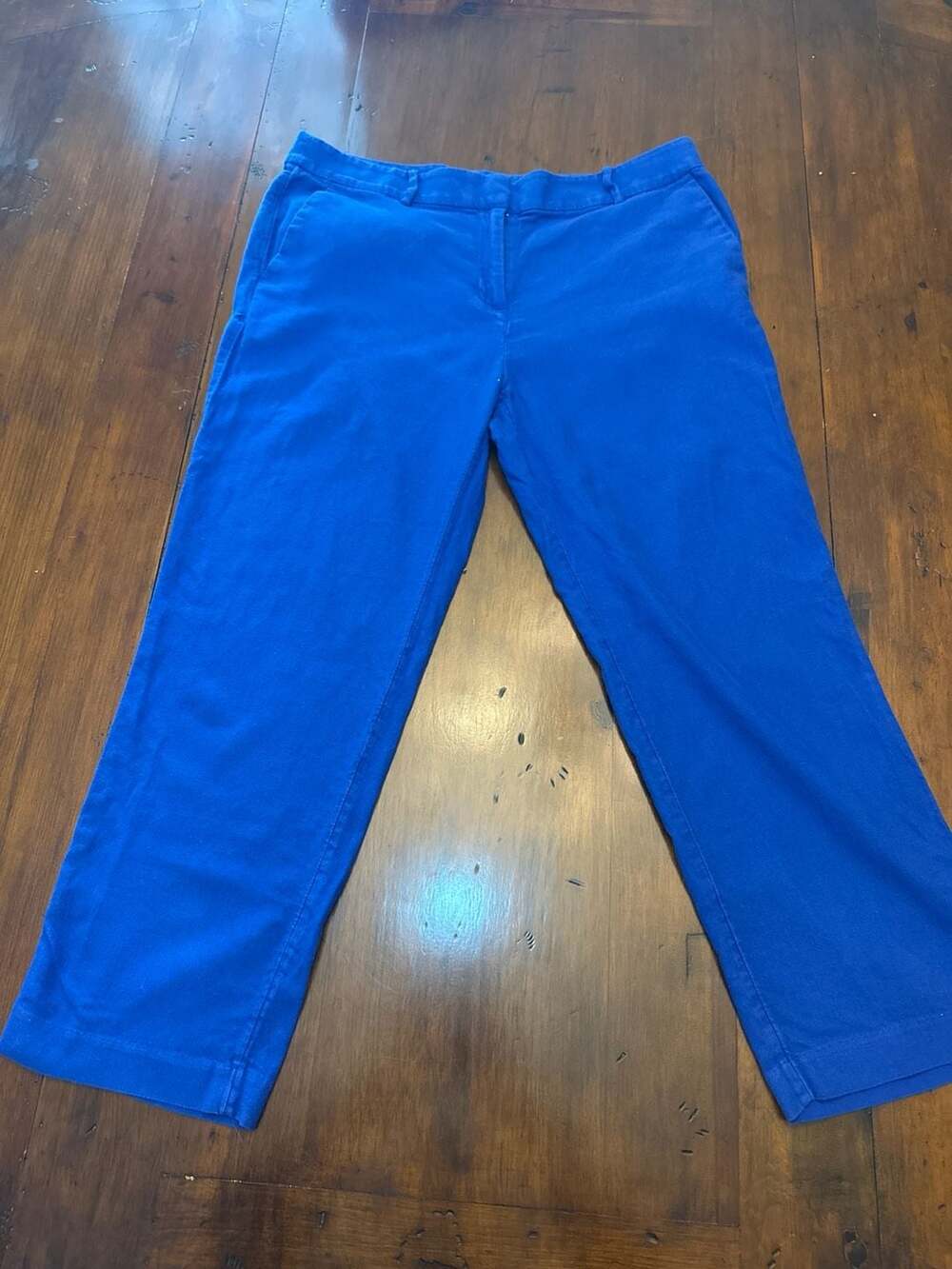 LOFT The Riviera Slim Blue Pants Size 10